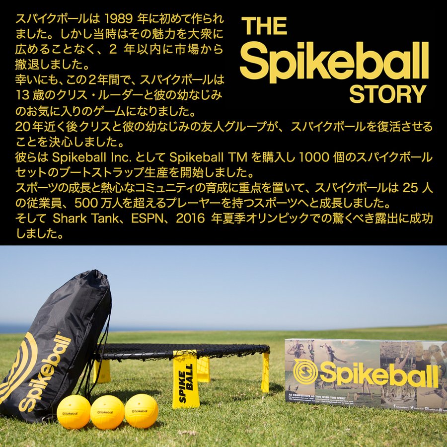 Spikeball スパイクボール スタンダードグローボール 公式ボール 2個セット